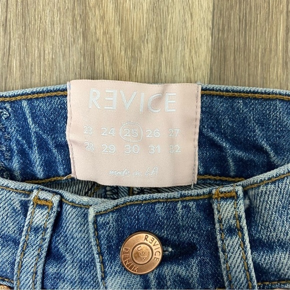 REVICE Venus Stargazer Patchwork Star Jeans Made in the USA 🇺🇸 Womens size 25 - Picture 7 of 12
